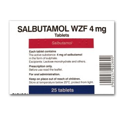 Salbutamol WZF Polfa (salbutamolum) 4 mg/tab. (30 tab.)