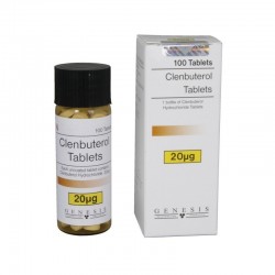 Clenbuterol hydrochloride, 20 mcg/tab (100 tablets), Genesis