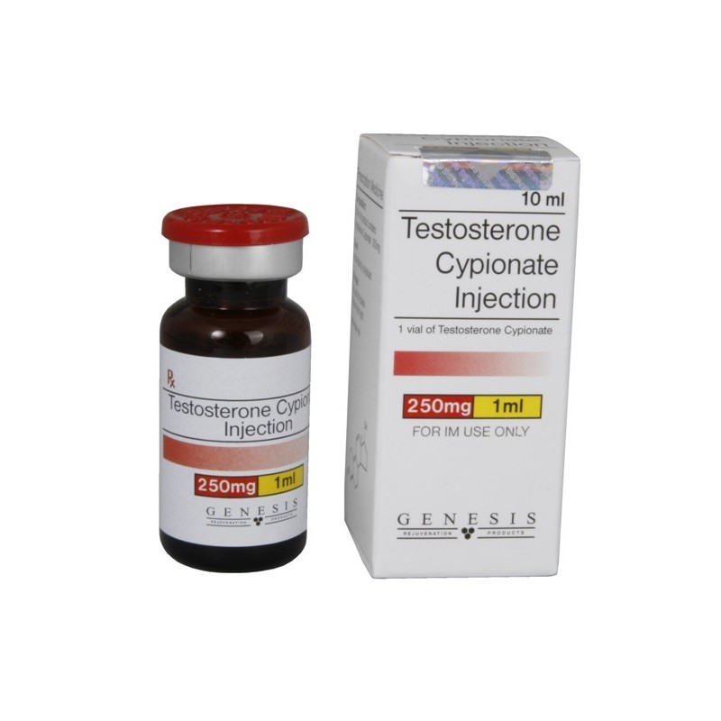 Cypionate de la testosterona inyectable 2500 mg / 10 ml por Génesis...
